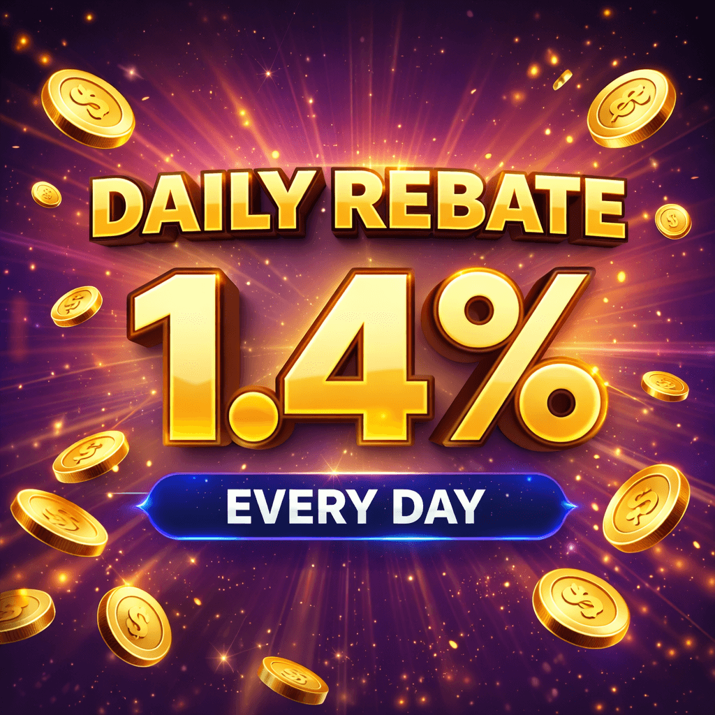 MSIA8 1.4% daily rebate cashback promotion