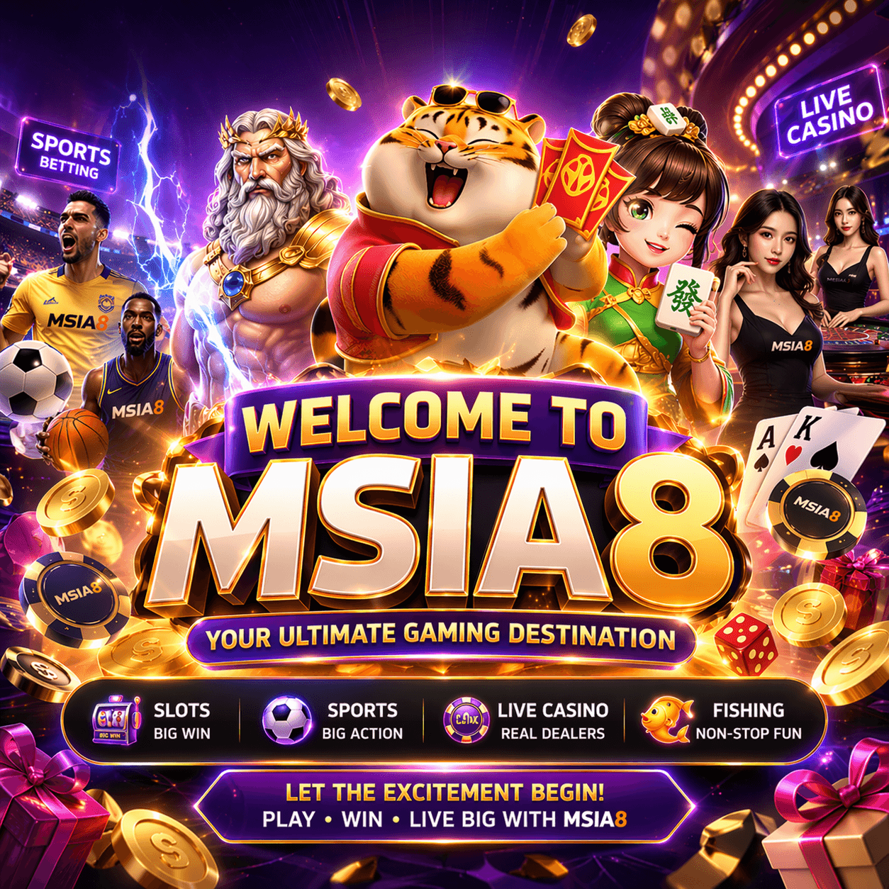 MSIA8 100% welcome bonus promotion for new Malaysia players